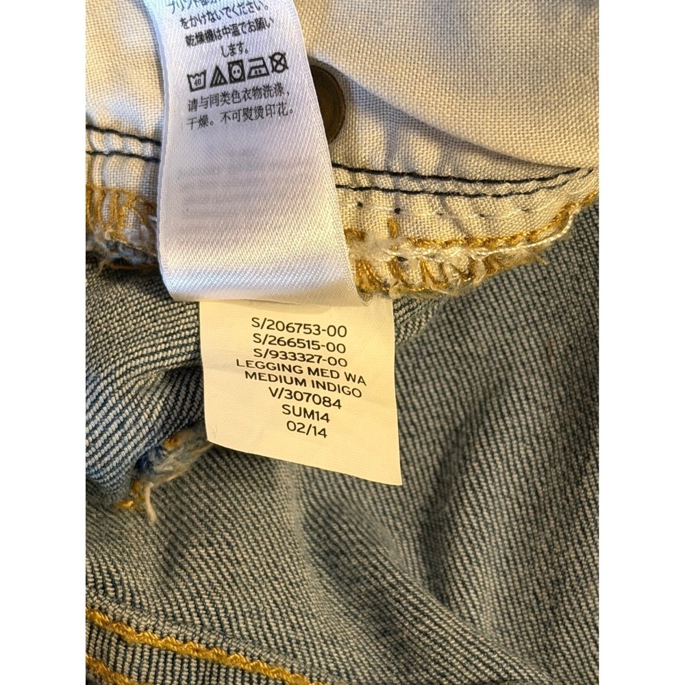 Gap Super Skinny Womens Jeans Medium Indigo Stretch Denim 6/28 - Picture 8 of 12